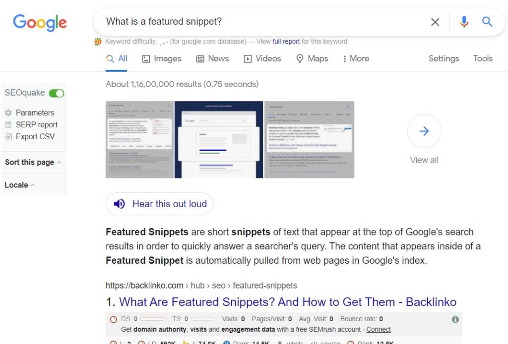 What is Featured Snippet? And how does it work?